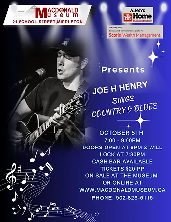 Poster for Joe H Henry sings Country and Blues