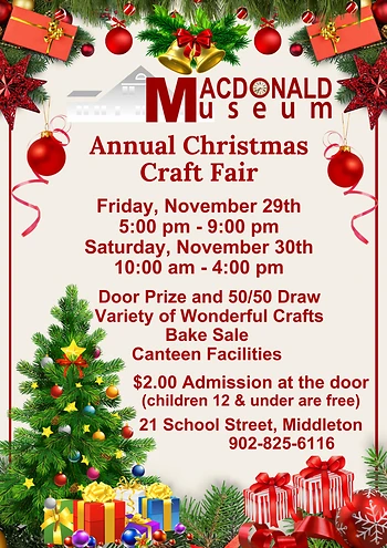 Poster for Christmas Craft Fair