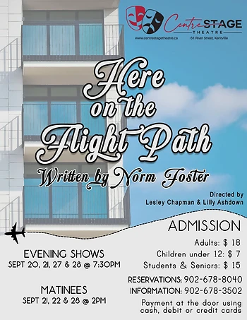 Poster for Here on the Flight Path