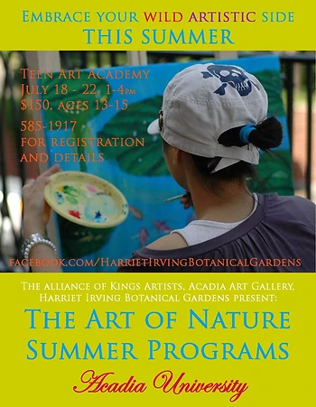 Poster for Teen Art Academy - The Art of Nature