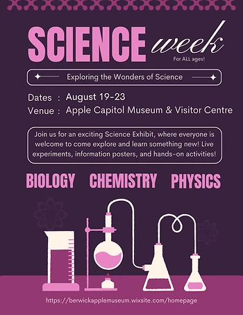 Poster for Science Week