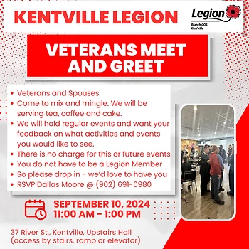 Poster for Veteran Meet & Greet