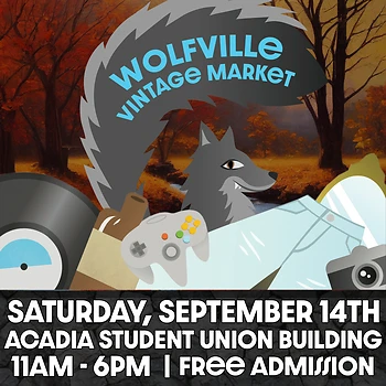 Poster for Wolfville Vintage Market