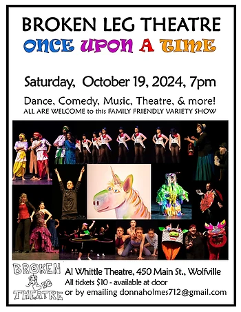 Poster for Broken Leg Theatre - Once Upon A Time