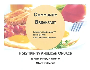 Poster for Community Breakfast