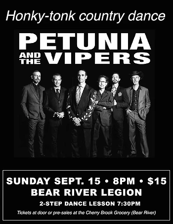 Poster for Honky-tonk Country Dance with Petunia and the Vipers