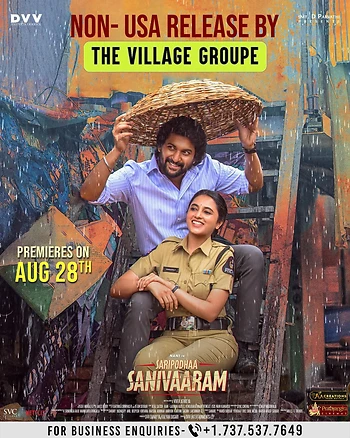 Poster for Saripodhaa Sanivaaram