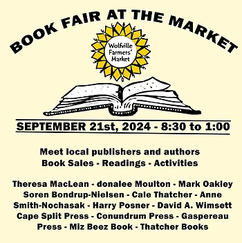 Poster for BookFair at the Market