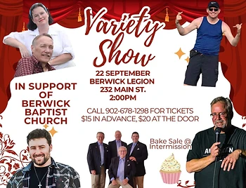 Poster for Variety Show Fundraiser