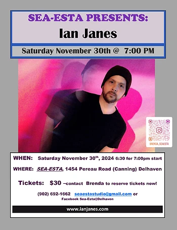 Poster for Ian Janes Solo Show