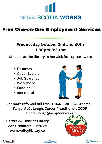Poster for One-on-One Employment Services