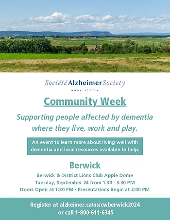 Poster for Supporting People Affected by Dementia