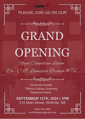 Poster for Grand Opening