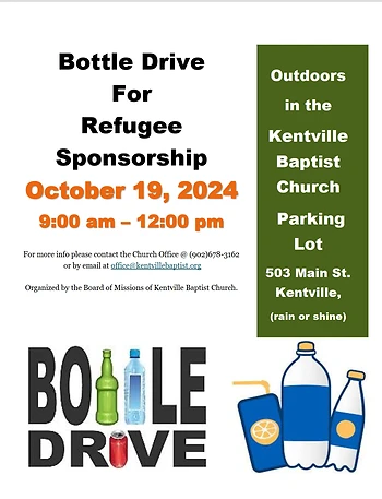 Poster for Bottle Drive
