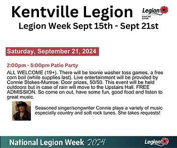 Poster for Legion Week - Patio Party