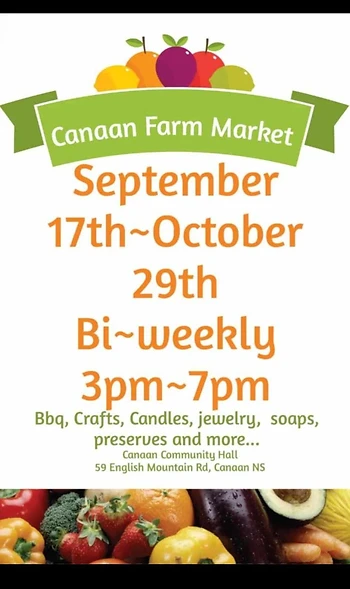 Poster for Canaan Farm Market