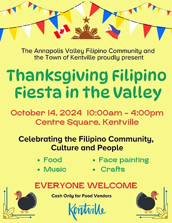 Poster for Thanksgiving Filipino Fiesta in the Valley