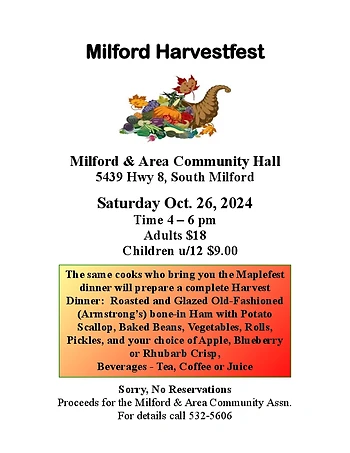Poster for Milford Harvestfest