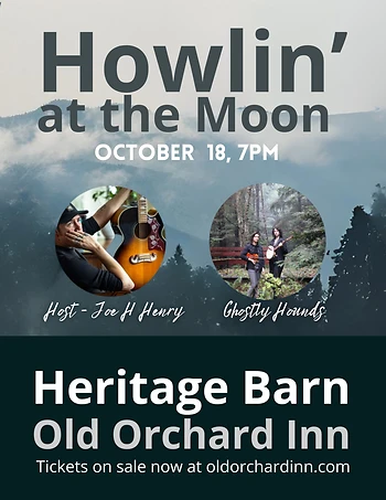 Poster for Howlin at the Moon with guests Ghostly Hounds