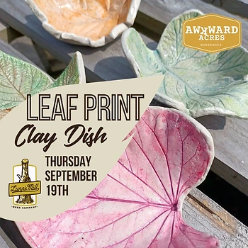 Poster for Craft Night with Awkward Acres