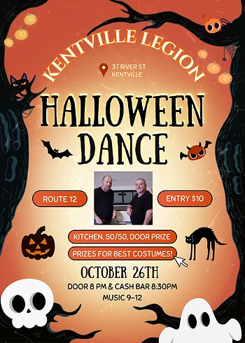 Poster for Halloween Dance: Route 12