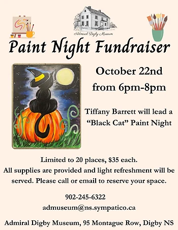 Poster for Paint Night Fundraiser