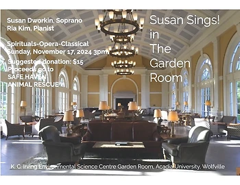 Poster for Susan Sings in the Garden Room