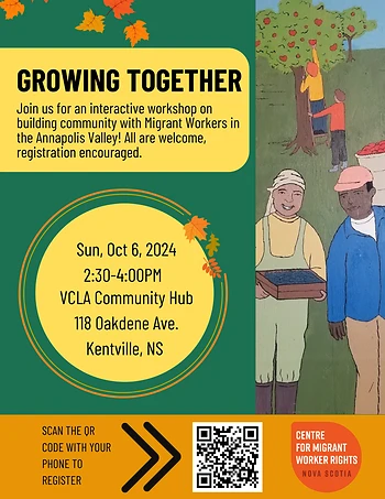 Poster for Growing Together Interactive Workshop
