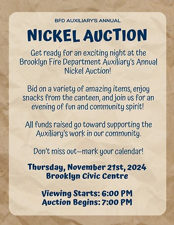 Poster for Nickel Auction