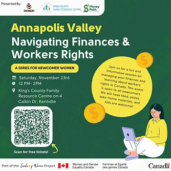 Poster for Navigating Finances & Workers Rights
