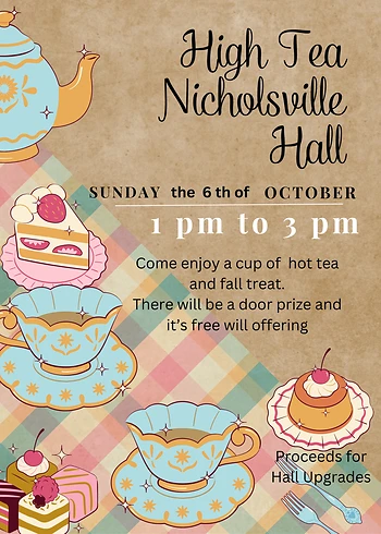 Poster for High Tea