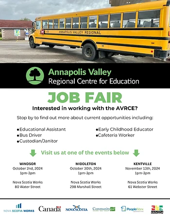 Poster for AVRCE Job Fair