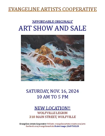 Poster for Art Show and Sale