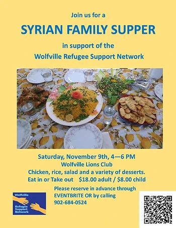 Poster for Syrian Supper