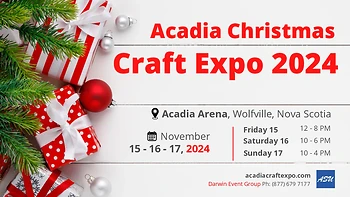 Poster for Acadia Christmas Craft Expo