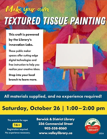 Poster for Textured Tissue Painting