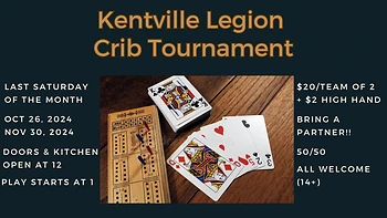 Poster for Crib Tournament