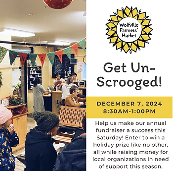 Poster for Get Un-Scrooged Farmers Market