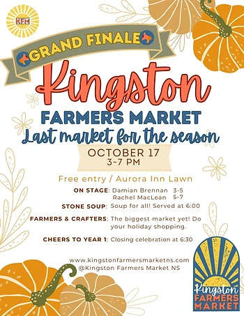 Poster for Kingston Farmers Market