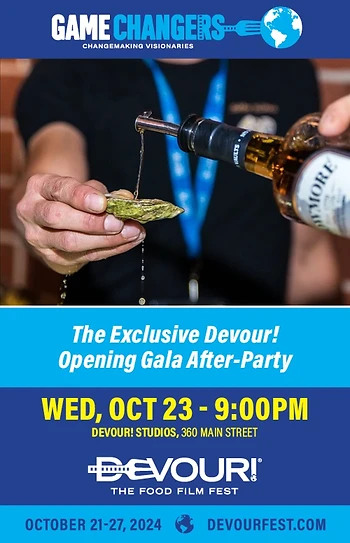 Poster for Devour! Opening Gala After Party