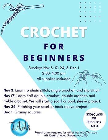 Poster for Crochet for Beginners