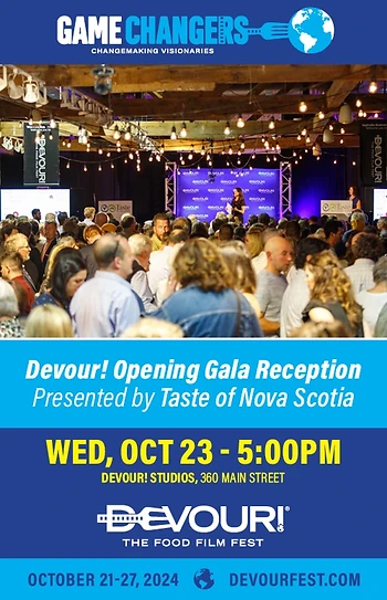 Poster for Devour! Opening Night Gala with Taste of NS