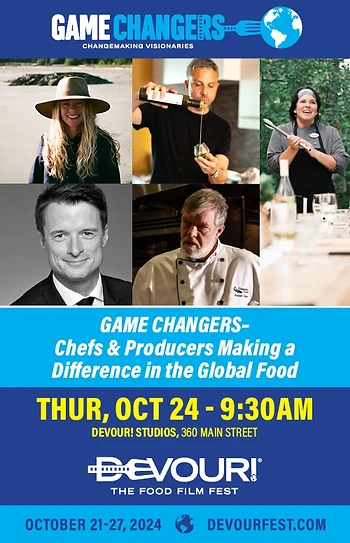 Poster for Devour! Game Changers: Chefs & Producers Making a Global Impact
