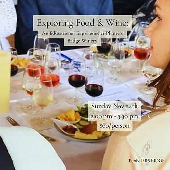 Poster for Exploring Food and Wine: An Educational Experience