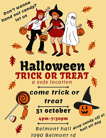 Poster for Halloween A Safe Place Station