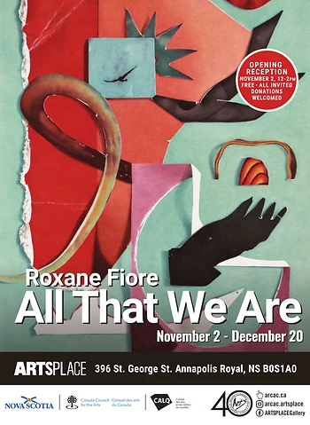 Poster for Opening / All That We Are, Roxane Fiore