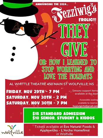 Poster for Fezziwig Frolic THEY GIVE