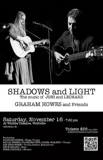 Poster for Shadows & Light: The Music of Joni and Leonard (Sold Out)