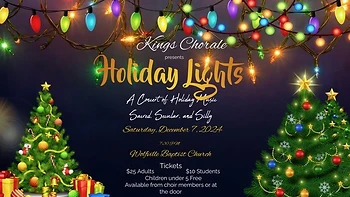 Poster for Holiday Lights, A Concert of Holiday Music