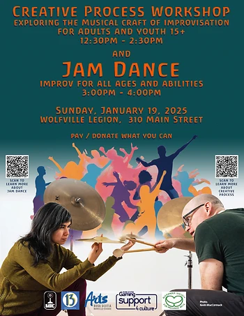 Poster for Creative Music Workshop and Jam